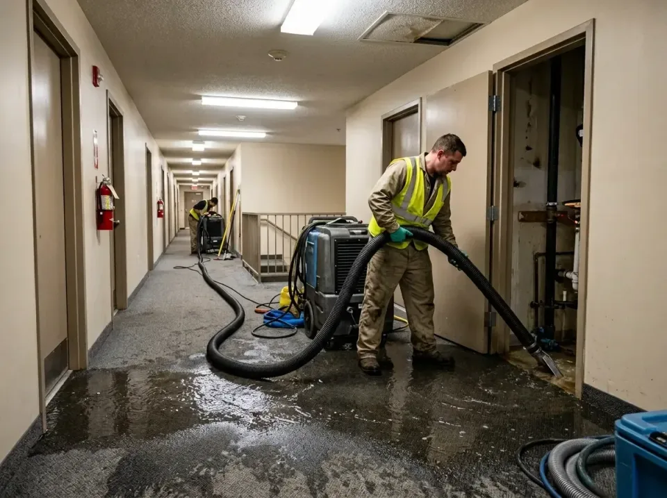 multi-unit-apartment-hallway-f-005 — frequently asked questions, Emergency Burst Pipe Water Extraction & Removal in White Ca…